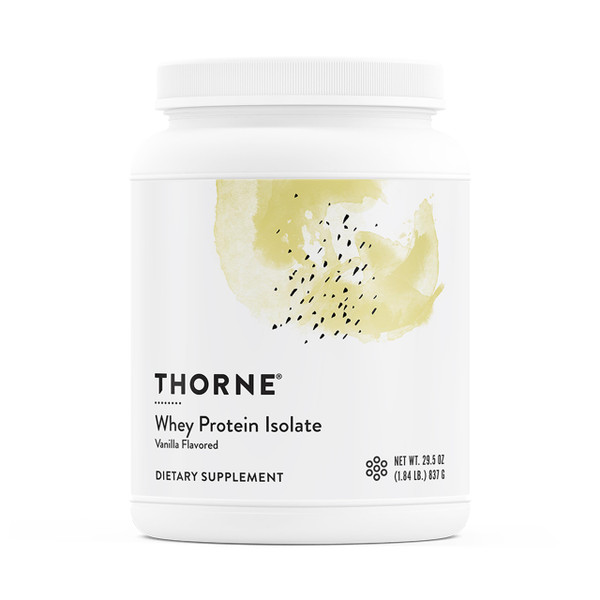 Thorne Whey Protein Isolate, Balanced Amino Acids Profile, 30 Servings