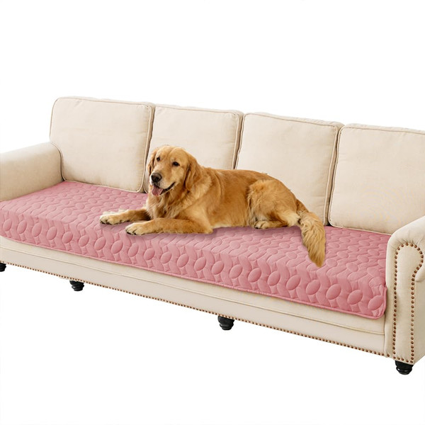 Ameritex Waterproof Pet Bed Cover Anti-Slip Dog Bed Blanket for Sofa and Furniture Waterproof New Pattern Design (Pink, 30x90 Inch (Pack of 1))