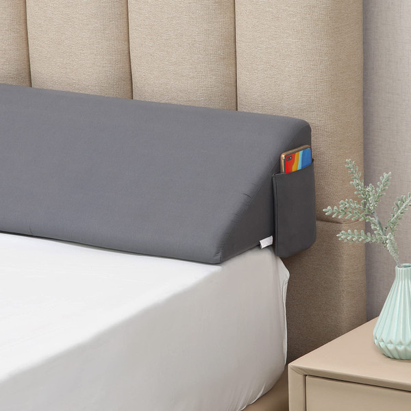 Vekkia Cal King Wedge Pillow Headboard for Bed Gap,Bed Mattress Gap Filler