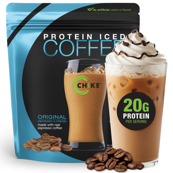 Chike High Protein Iced Coffee, Original, 14 Servings (15.1 Ounce)