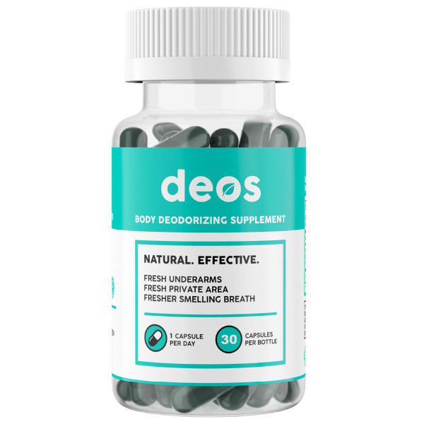 DEOS® Internal Deodorant Supplement [Natural Odor Control] Capsules 30 Pcs