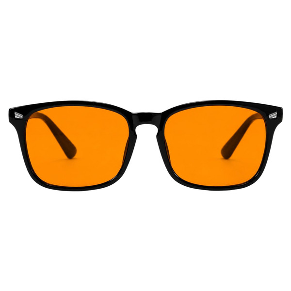 TIJN Blue Light Blocking Glasses Dual AR Coatings Amber Orange Lens for Computer Gaming