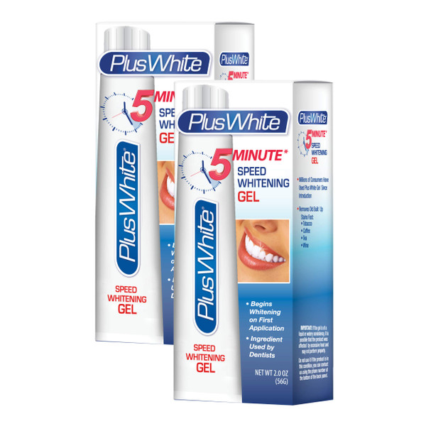 Plus White Speed Whitening Gel, 5 Minute Teeth Whitening (2 oz, 2PK)