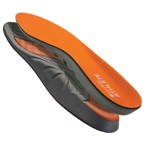 SOFSOLE ATHLETE Performance Men's Insoles - PU Foam & Gel Inserts - Heel-to-Toe Cushioning, Support, & Moisture Control, - Lightweight Comfort & Stability - Ideal for Runners, Walkers, Athletes