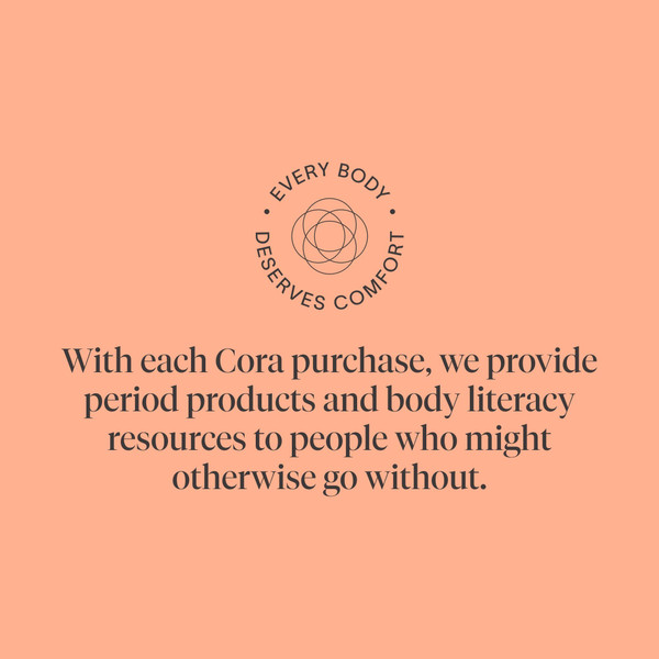 Cora Organic Cotton Tampons (72 Regular Tampons)