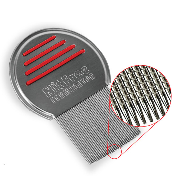 Nit Free Terminator Head Lice Comb - (Color May Vary) Pack of 2