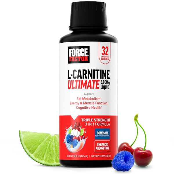 Force Factor L-Carnitine 3000 Ultimate Liquid L-Carnitine Supplement
