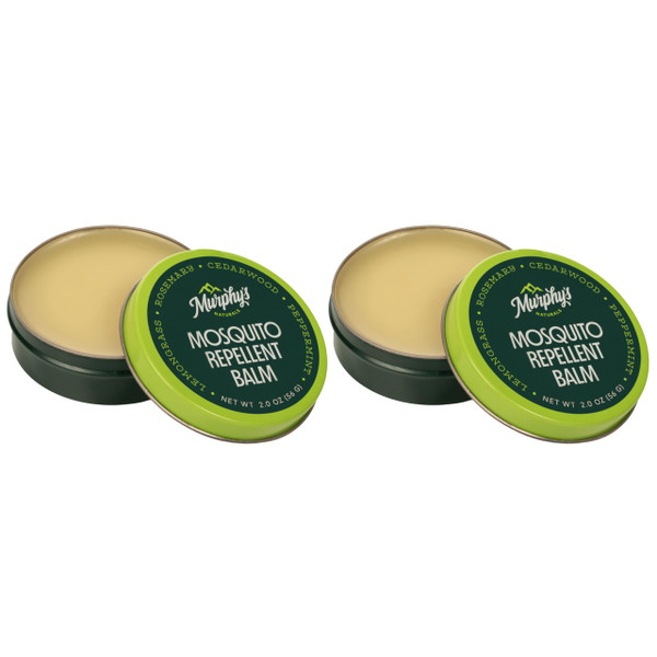 Murphy's Naturals Mosquito Repellent Balm, Plant-Based, 2 oz (Pack of 2)
