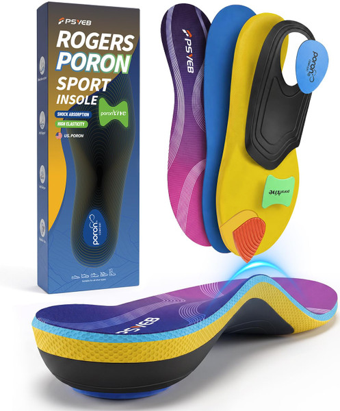 Professional Heavy Duty Support Pain Relief Orthotics - Over 230+ lbs Plantar Fasciitis High Arch Support Insoles for Women and Men, Flat Feet Orthotic Insert, Work Boot Shoe Insole