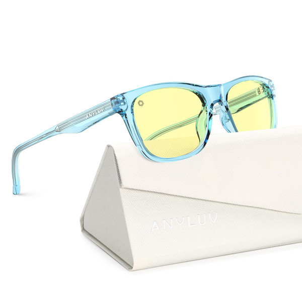 ANYLUV Blue Light Glasses for Kids, Youth Protection Glasses for Gaming