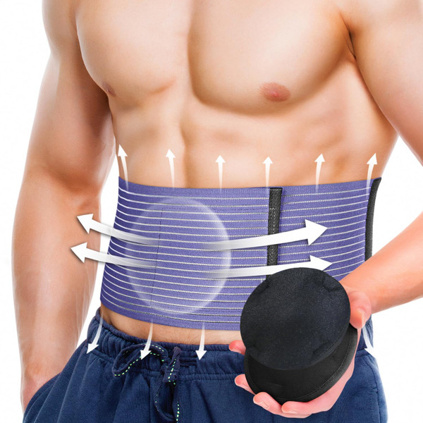 BLITZU Umbilical Hernia Belt for Men Women. Abdominal Binder Support Truss