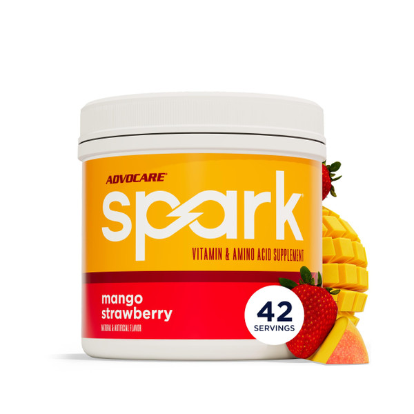 AdvoCare Spark Energy & Focus Drink Mix, Mango Strawberry, 42 Servings
