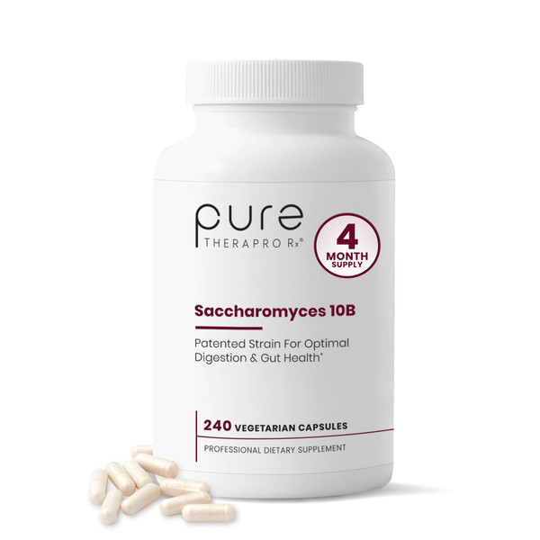 Pure Therapro Rx Saccharomyces 10B Probiotic, 240 Capsules