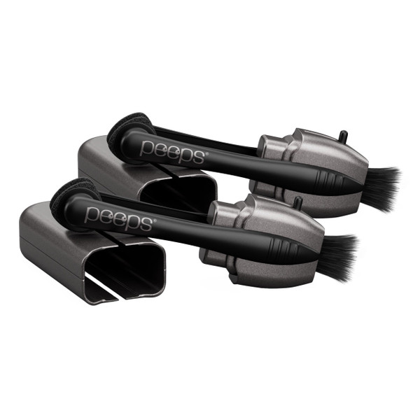 Peeps Lens Cleaner, Glasses Cleaning Tool, Silver, 2 Count