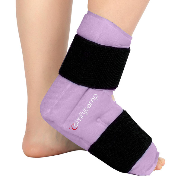 Comfytemp Ankle Foot Ice Pack Wrap, Ice Boot Gout Heel Ice Pack, Reusable