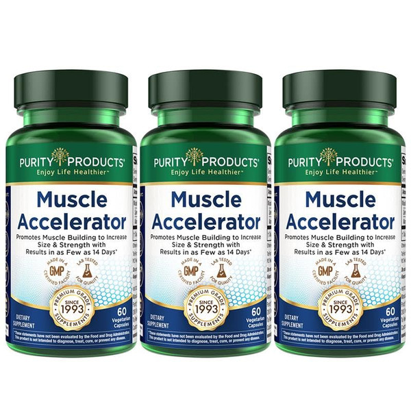 Purity Products Muscle Accelerator 650 mg Patented & Clinically Tested