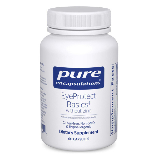 Pure Encapsulations EyeProtect Basics Without Zinc, 60 Capsules