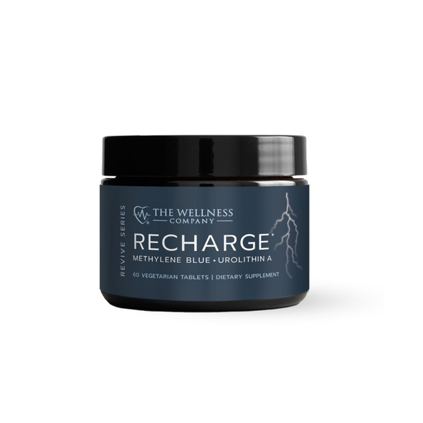 Recharge — Energy & Cognitive Supplement, Methylene Blue, NAD & PQQ, 60ct