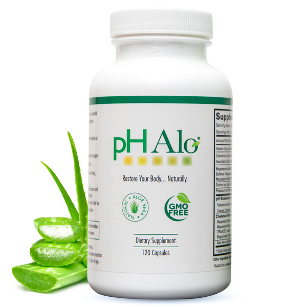 pHAlo pH Balance Supplement Pills - Magnesium, Bicarbonates Capsules for Alkaline Balance - Natural Treatment for Focus, pH Balance, Gut Health, Performance and Recovery