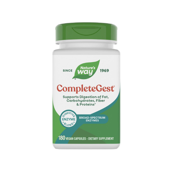 Nature's Way CompleteGest, Vegan Digestive Enzymes, 180 ct