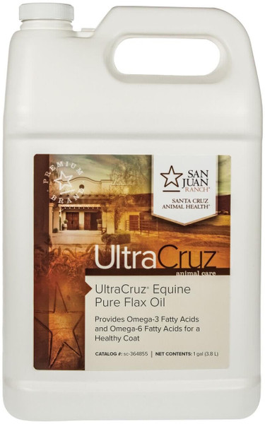 UltraCruz® Equine Pure Flax Oil, 1 Gallon