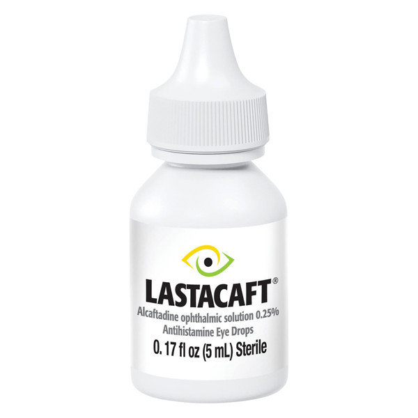 Lastacaft Once Daily Eye Allergy Itch Relief Drops, 0.17 fl oz (5 mL), 1 Count (Pack of 2)