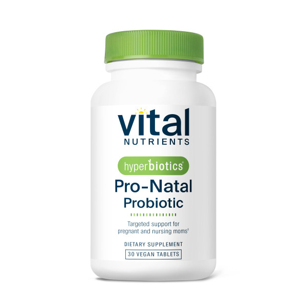 Vital Nutrients Pro-Natal Probiotic for Pregnant & Nursing Moms, 30 Tablets