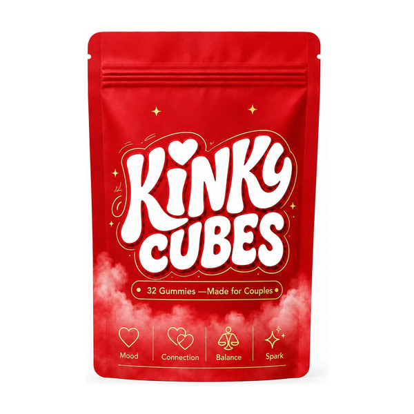 Floroma Global Kinky Cubes Gummies Mango Flavor, 32 Count