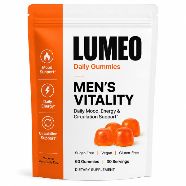 Lumeo Gummies for Men, Vitality and Mood Support