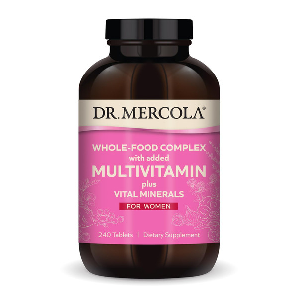 Dr. Mercola Whole-Food Complex for Women, 240 Tablets (30 Servings)
