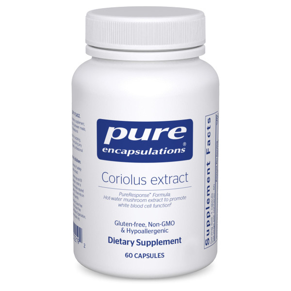 Pure Encapsulations Coriolus Extract, 60 Capsules