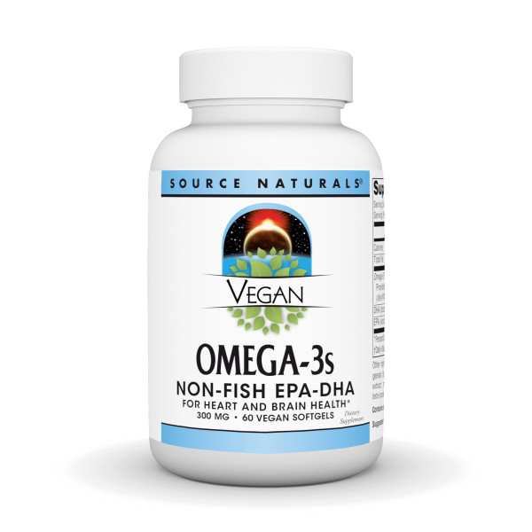 Source Naturals, Vegan Omega-3s - 300 mg - 60 Softfgels