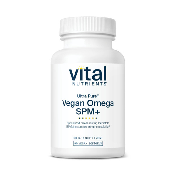 Vital Nutrients Ultra Pure Vegan Omega SPM+, 90 Mini Softgels
