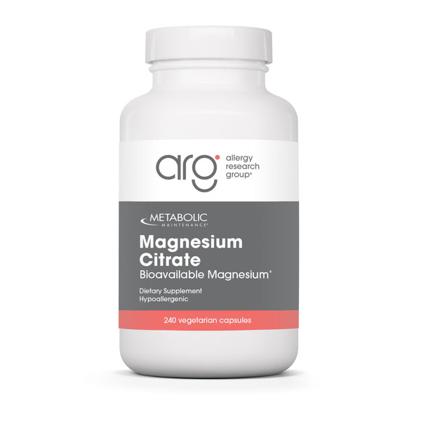 Metabolic Maintenance Magnesium Citrate 150 mg, 240 Capsules