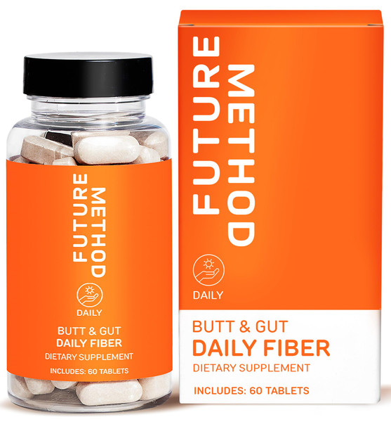 FUTURE METHOD Fiber Supplement with Acacia and Psyllium Husk, 60 ct