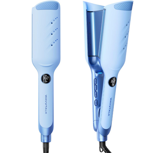 Wavytalk Power Wave Hair Crimper, Ionic Hair Waver for Less Heat Damage