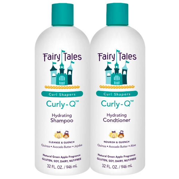 Fairy Tales Curly Q Kids Shampoo & Conditioner, 32oz - 2 Pack