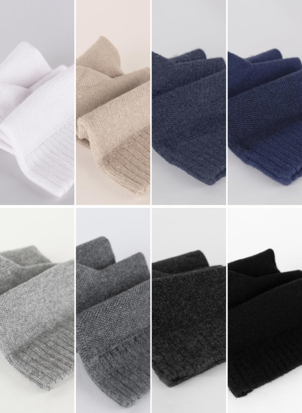 Hugh Ugoli Men's Cotton Diabetic Ankle Socks, Wide, Thin, Loose Fit and Stretchy, Seamless Toe & Non Binding Top, 8 Pairs, Black/MelangeGrey, Shoe Size: 8-11