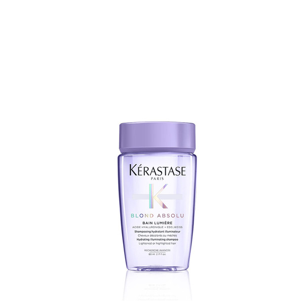 Kerastase Blond Absolu Lumière Shampoo – Lightened Hair, Travel, 2.7 Fl Oz