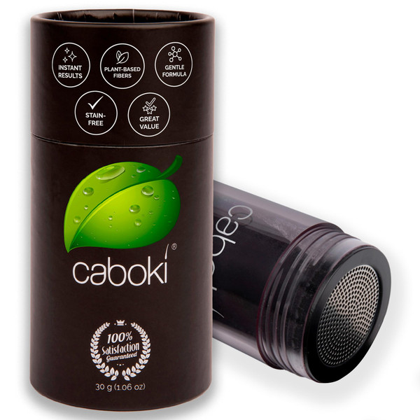 Caboki Hair Fibers for Thinning Hair – Plant-Based Powder - 30g Dark Brown