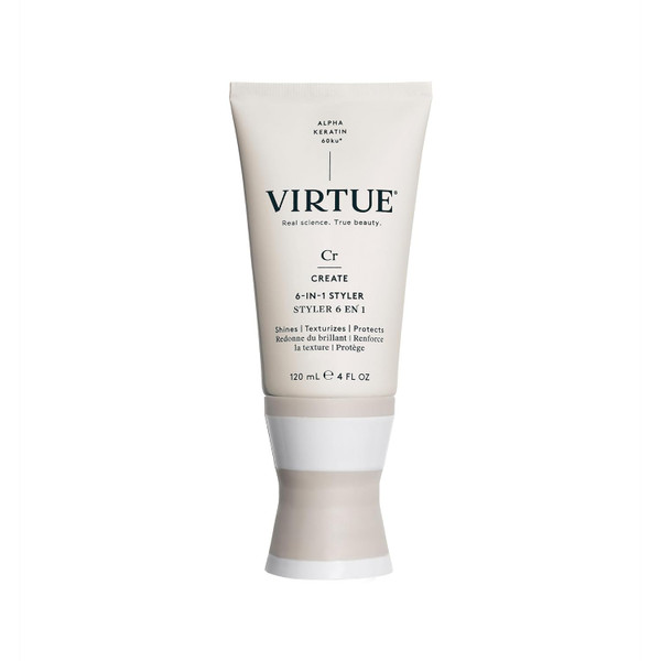 VIRTUE Create 6-in-1 Styling Cream, Heat Protectant, Frizz-Control, 4 Fl Oz