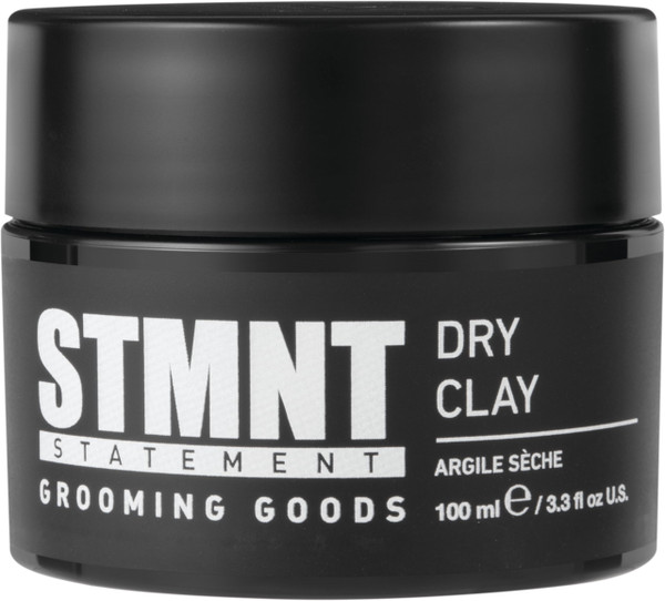 STMNT Grooming Goods Dry Clay, 3.38 oz | Extra Matte Finish | Super Strong Control | Easy to Wash Out