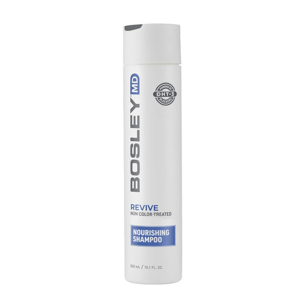 BosRevive Nourishing Shampoo for Noticeably Thinning, Non Color-Treated Hair – Helps Restore Thinning Hair & Remove DHT, Product & Pollution Build-Up, Boosts Scalp Circulation, Sulfate-Free 10.1 Fl Oz