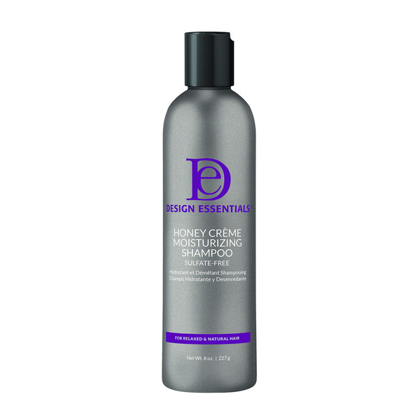 Design Essentials Honey Creme Moisture Retention Super Detangling Conditioning Shampoo, Sulfate Free for Moisturizing and Strengthening Hair, 8 Fl Oz (Pack of 1)