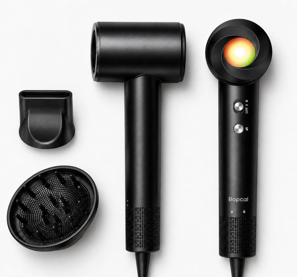 High Speed Hair Dryer, 160,000 RPM Fast Drying Blow Dryer with Diffuser