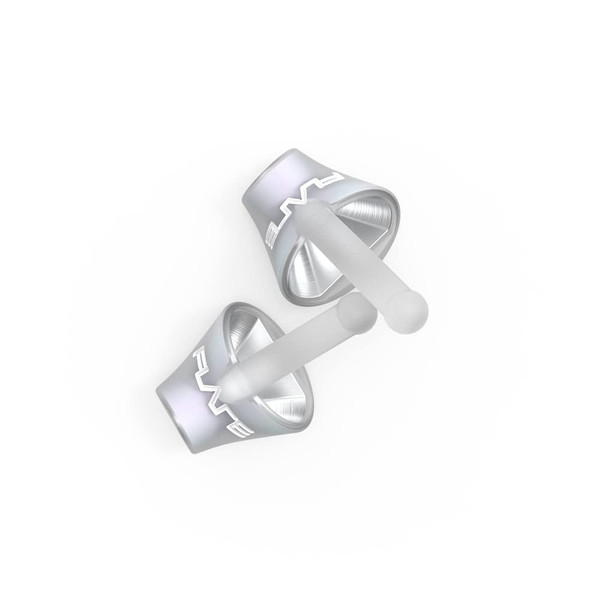 Flare Audio Calmer | Noise Reducing Ear Plugs Alternative | Silicone Reusable Ear Plugs for Noise Sensitivity, Focus and Travel | Ear Plugs for Noise Reduction (pro mini, White)