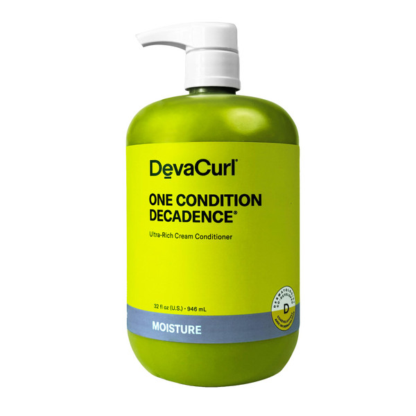 DevaCurl One Condition Decadence Ultra-Rich Cream Conditioner, Green Oasis, 32 fl. oz.