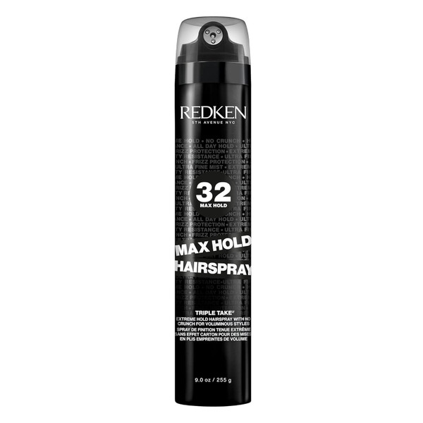 Redken Extreme Max Hold Hairspray 32 – For All Hair Types, 9 Oz
