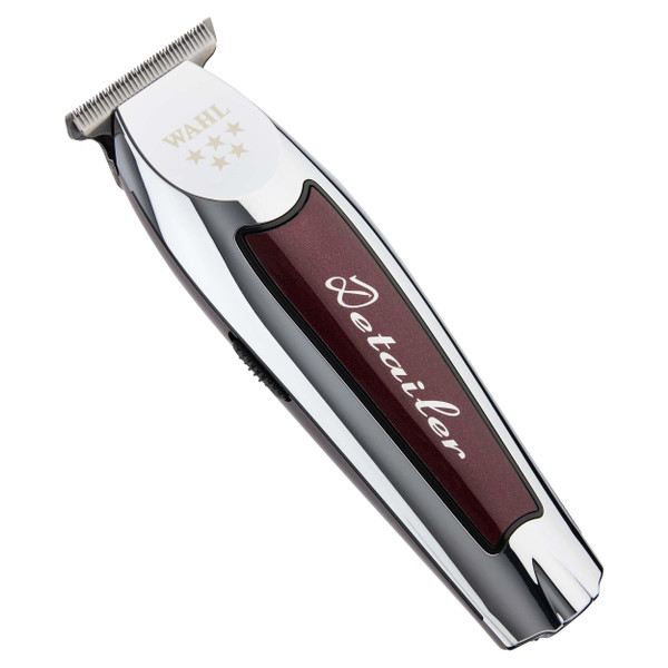 Wahl Professional 5 Star Cordless Detailer Li Trimmer, Chrome & Burgundy