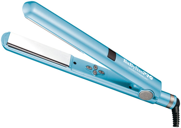 BaBylissPRO The Digital Flat Iron, Nano Titanium, Memory Setting, 1"